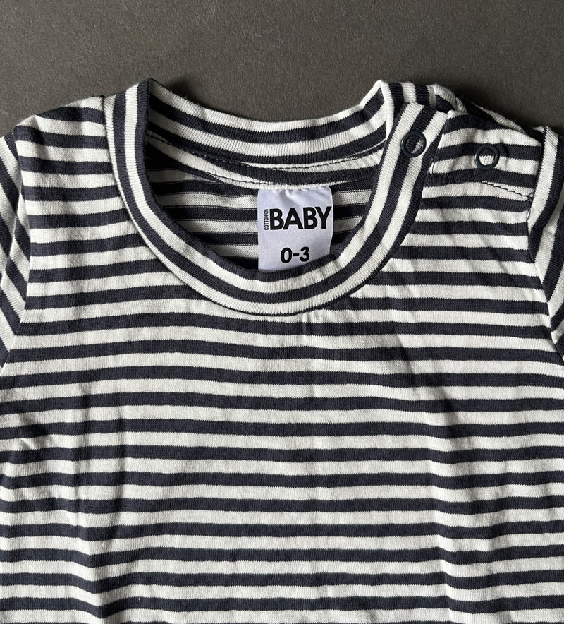 COTTON ON BABY striped top (0-3 months)