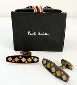 Paul Smith black diamond cufflinks