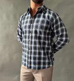 PRINGLE plaid shirt (M)