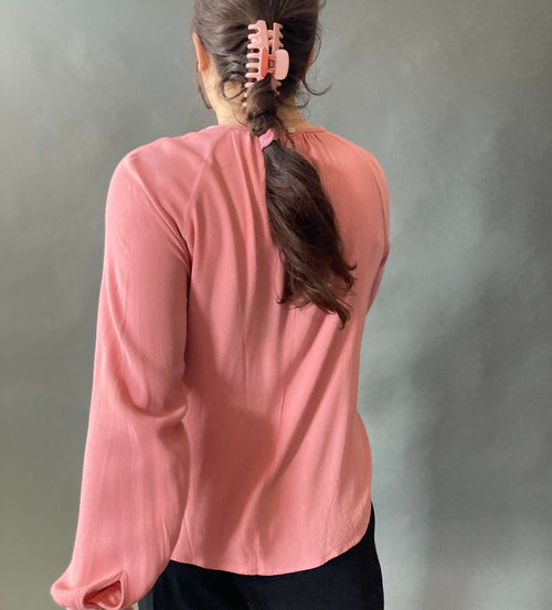 TRENERY pink blouse (SA10)