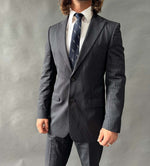 Viyella pinstriped suit (S)