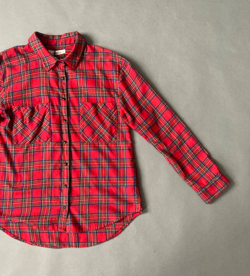 PULL&BEAR flannel shirt (SA8)